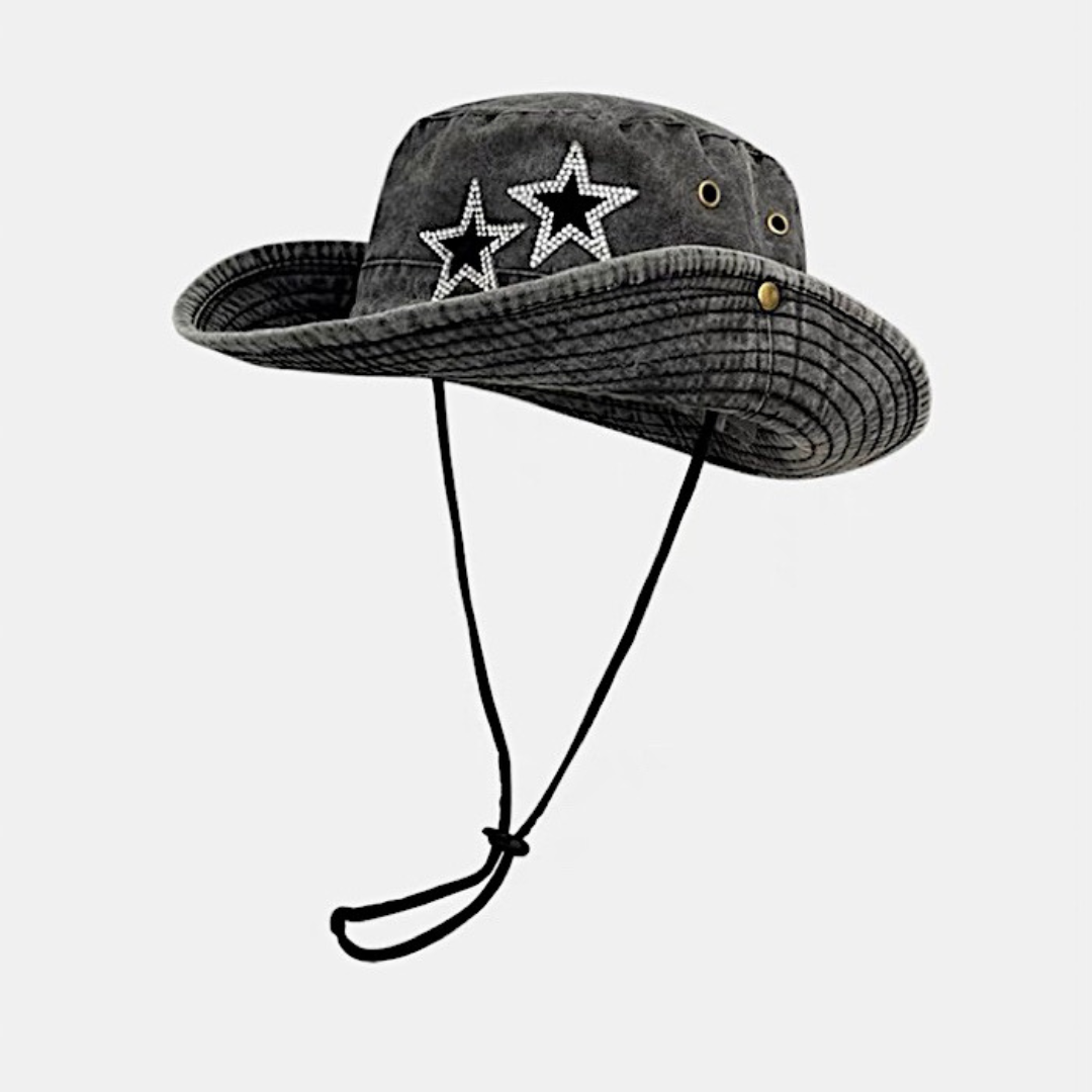 YYATOMIC STAR COWBOY BUCKET HAT