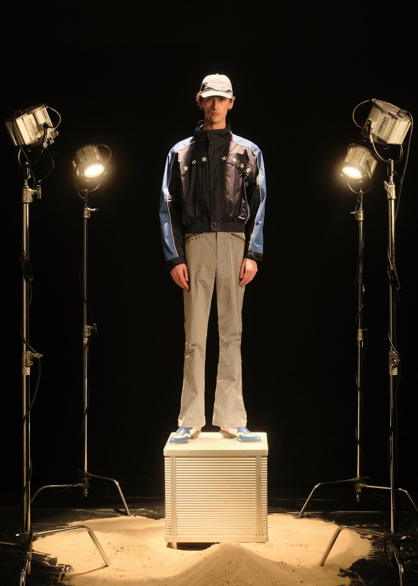 COWBOY TAILORED FLARED TROUSERS