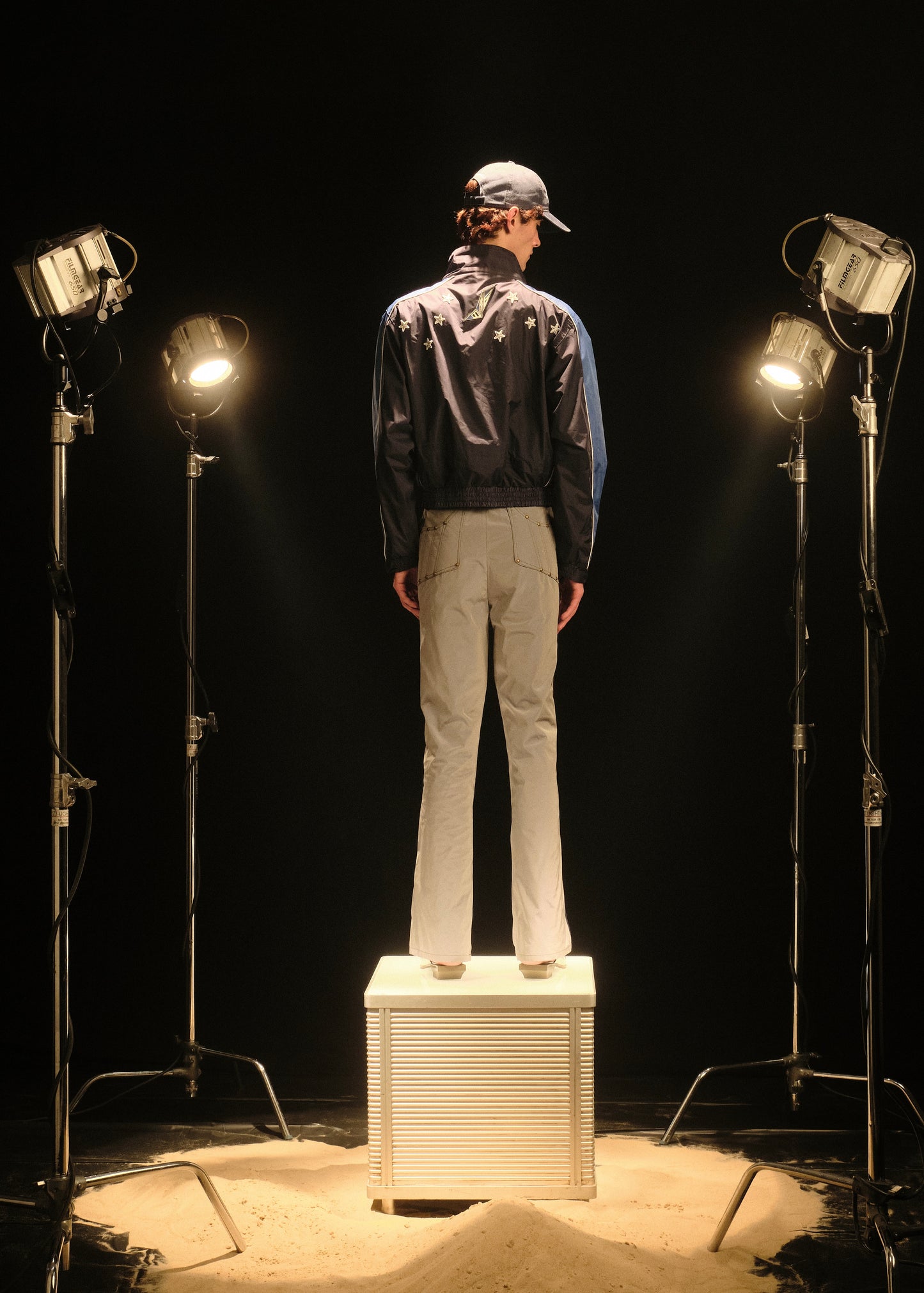 COWBOY TAILORED FLARED TROUSERS