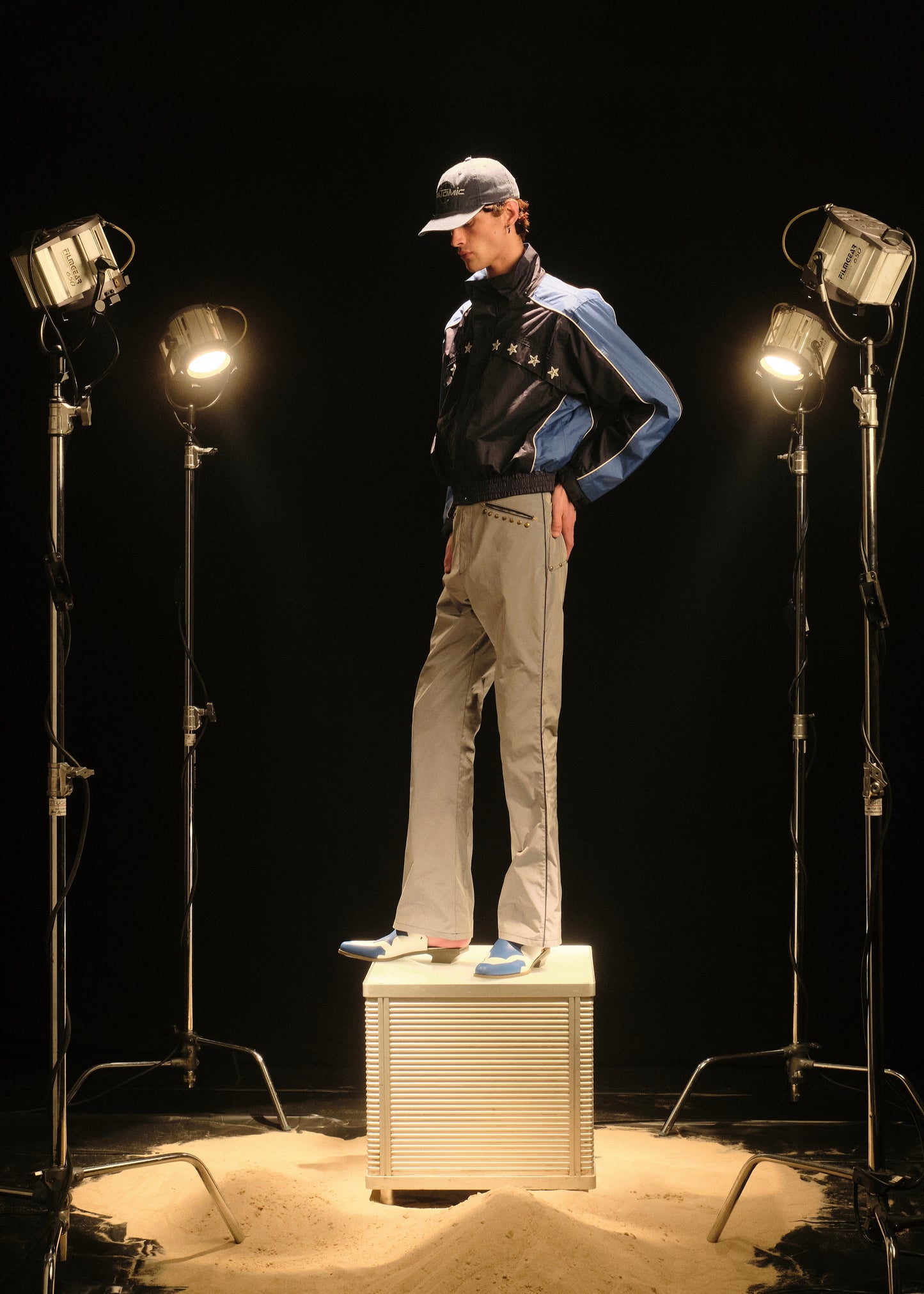 COWBOY TAILORED FLARED TROUSERS