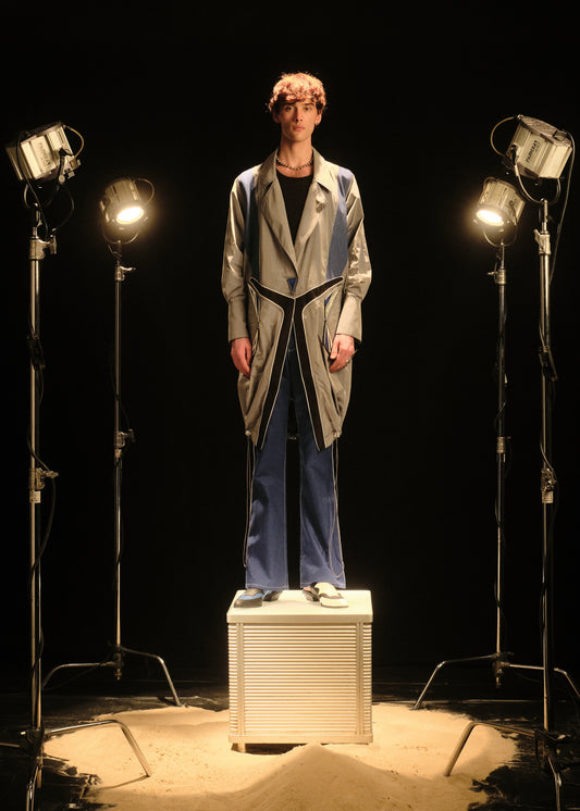 LONG PATCHED COAT