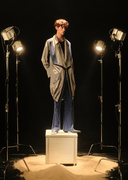 LONG PATCHED COAT