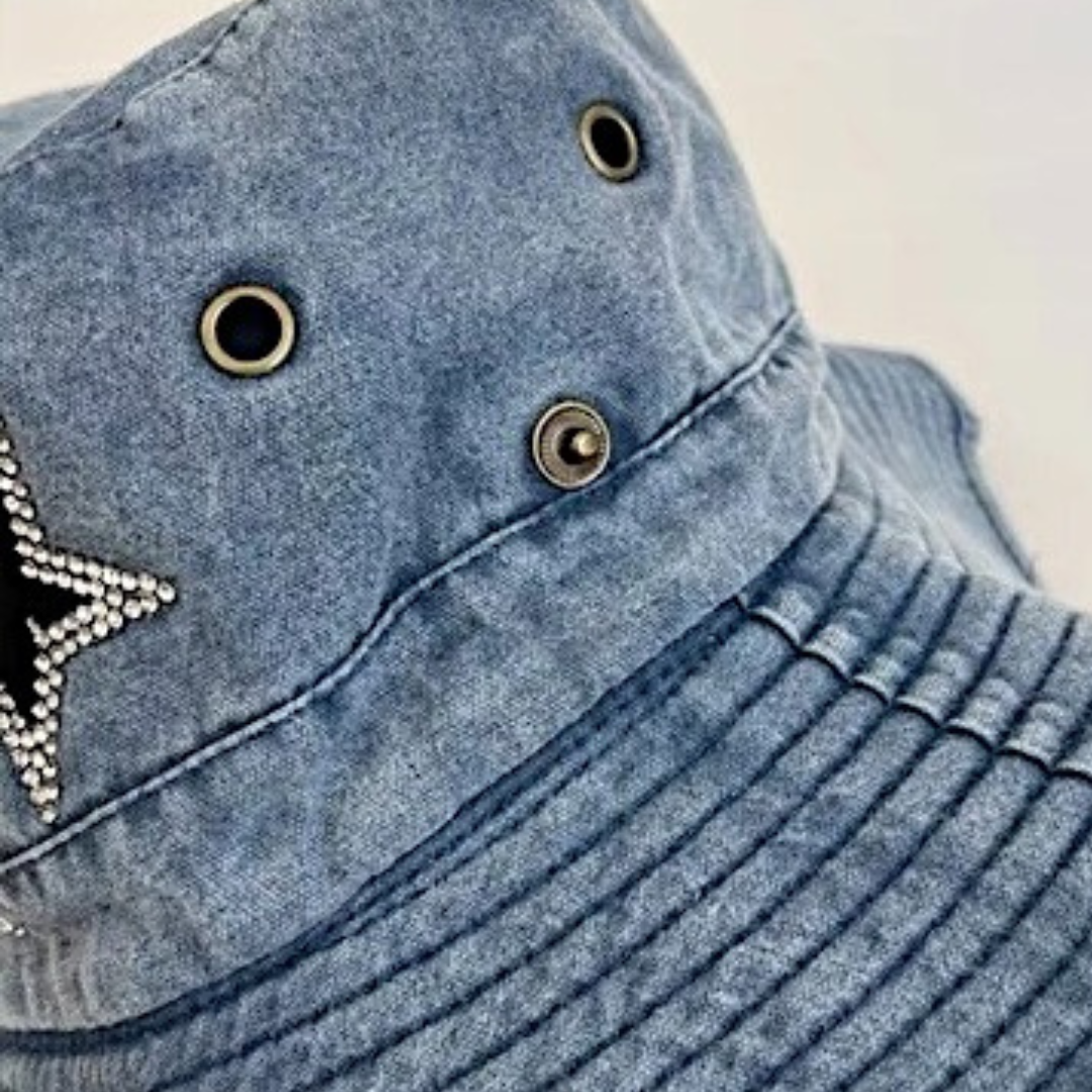 YYATOMIC STAR COWBOY BUCKET HAT