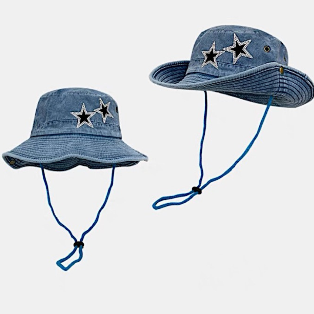YYATOMIC STAR COWBOY BUCKET HAT