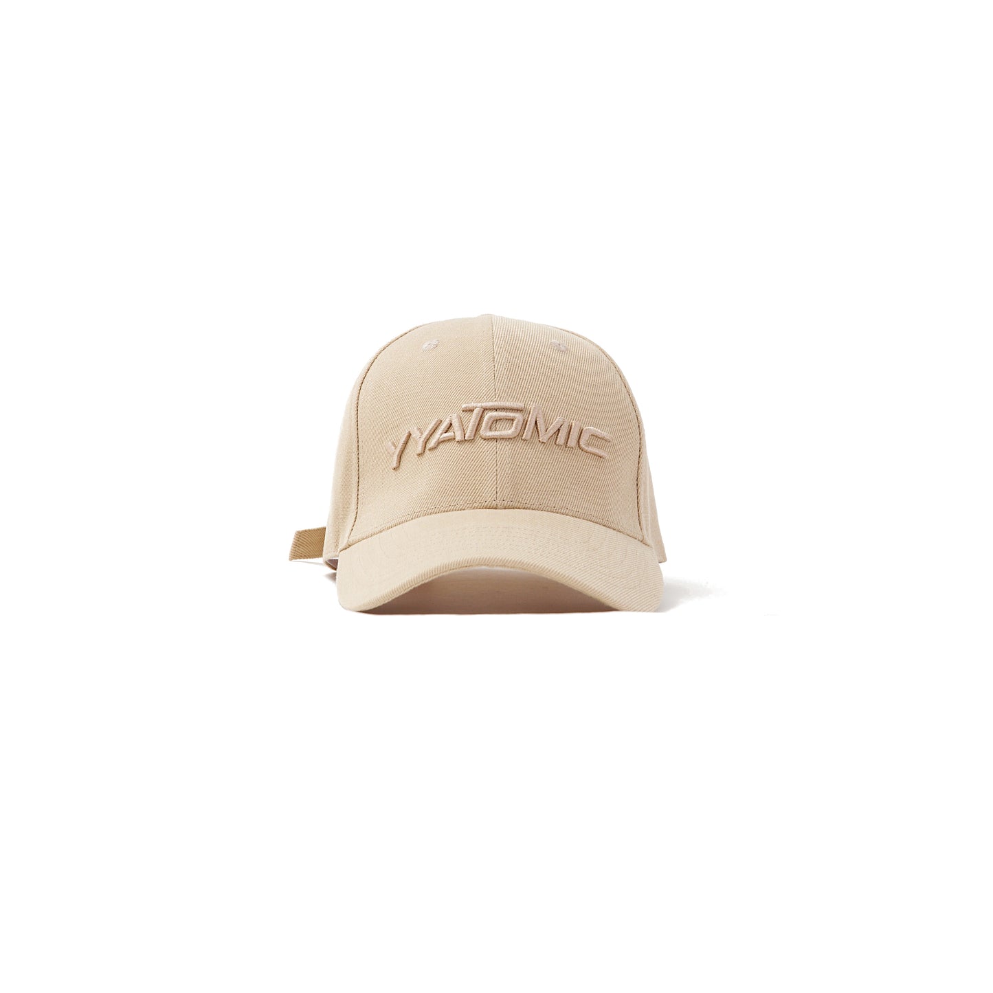 YYATOMIC LOGO 3D EMBROIDERY CAP (BEIGE)
