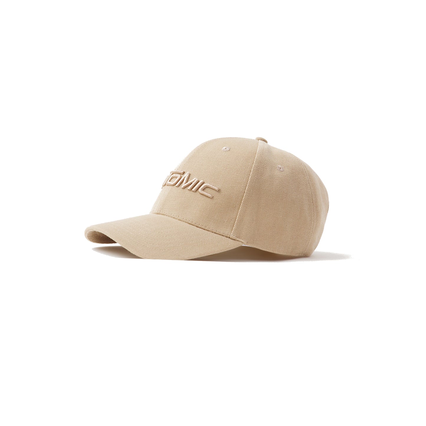 YYATOMIC LOGO 3D EMBROIDERY CAP (BEIGE)