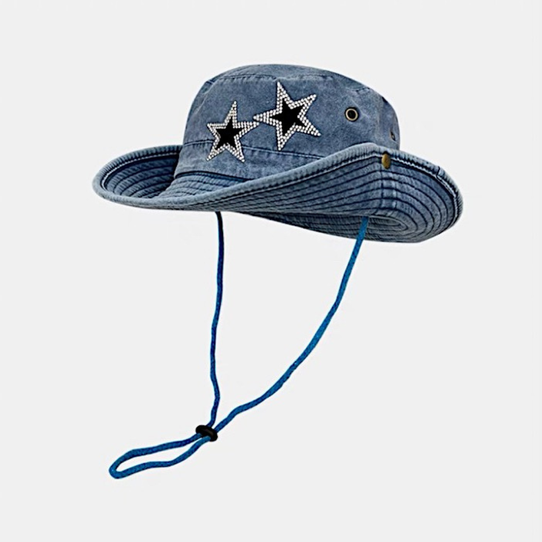 YYATOMIC STAR COWBOY BUCKET HAT