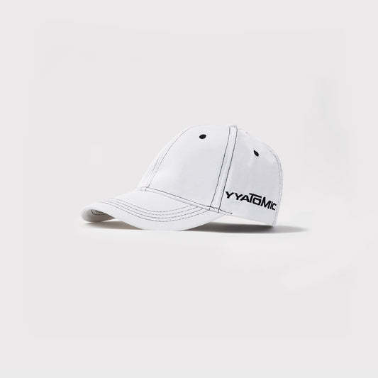 YYATOMIC LOGO BALL CAP (WHITE)